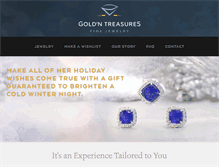 Tablet Screenshot of goldn-treasures.com
